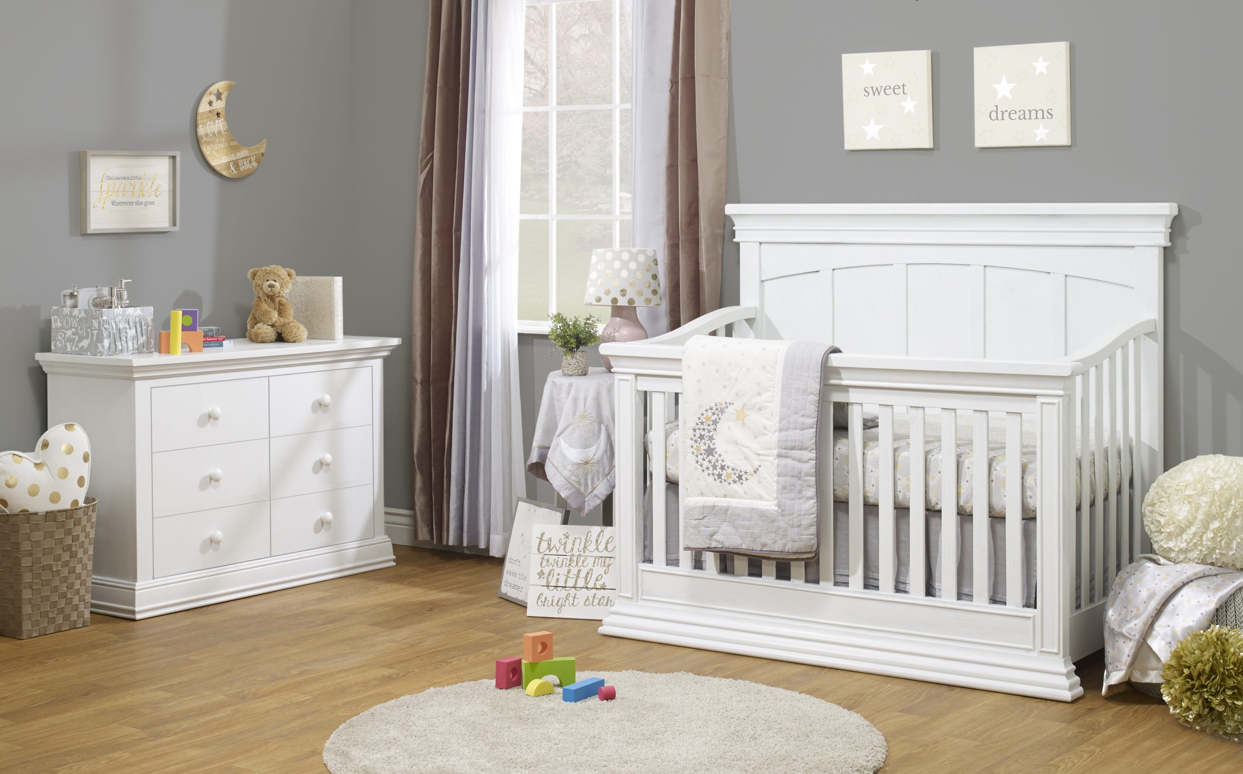 White cheap baby furniture